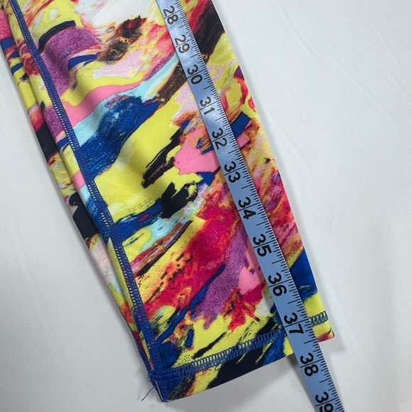 Athletic Works Womens Large Active High Rise Fashion Legging Colorful Running - Picture 7 of 11